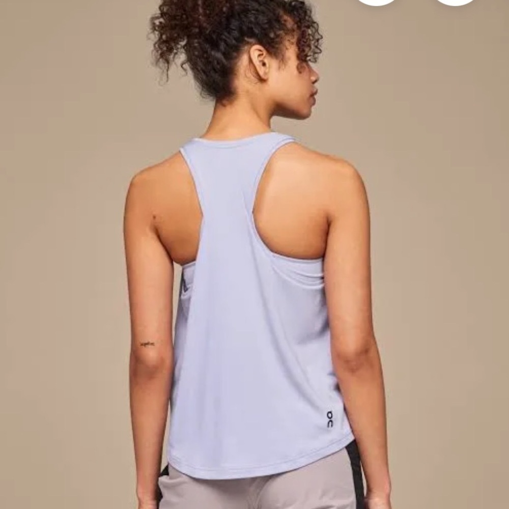 ON Focus Racerback Purple Tank Top Size Medium - Picture 5 of 7